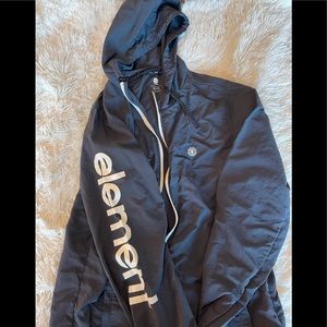 Element blue windbreaker